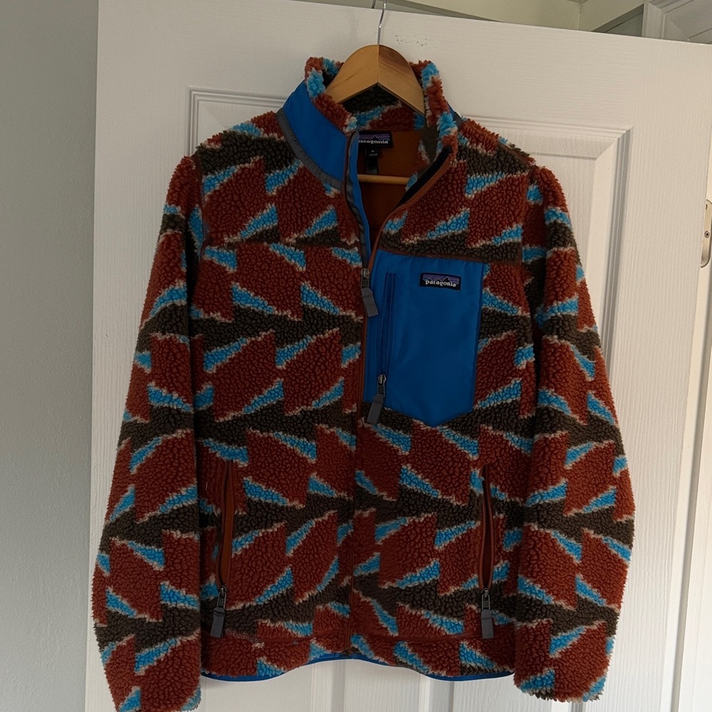 Patagonia Retro X Jacket Take Root Burnished Red size M